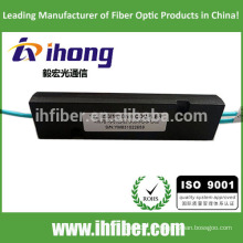 Paquete óptico del ABS del divisor óptico de la fibra 1 * 2 OM3 / OM4 FBT de la alta calidad